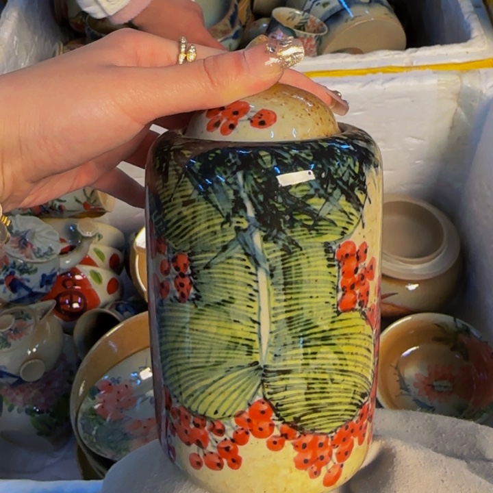 瓷片景德镇陶瓷手工手绘