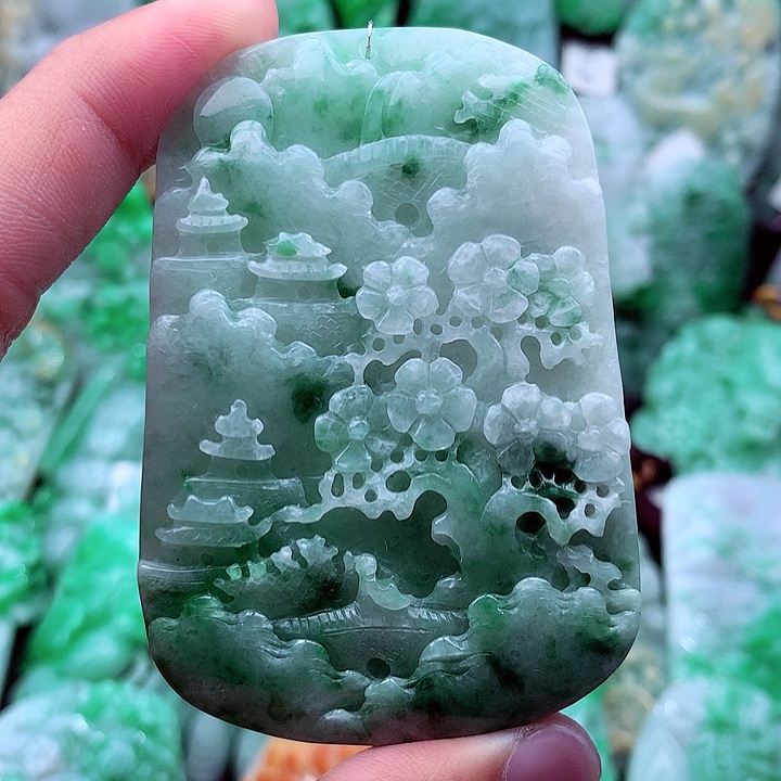 翡翠吊坠(不含链)未镶嵌