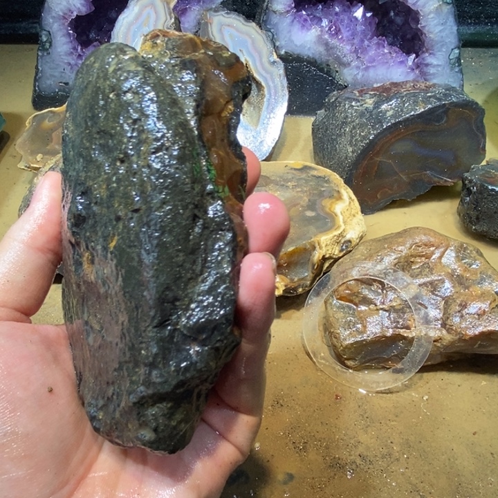 未镶嵌玛瑙/玉髓珠宝半成品