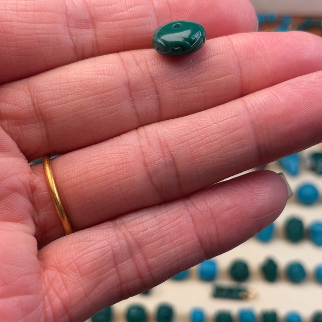 _***菋琉璃颈饰龙扣11绿色