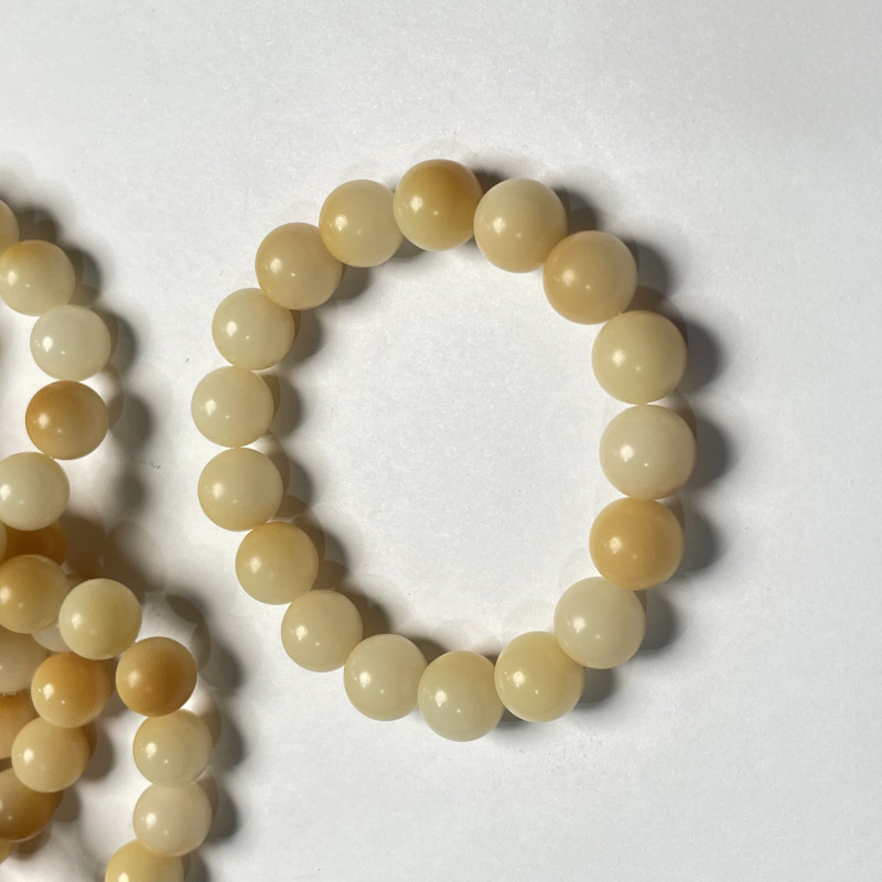 11302 菩提奶酪渐变12mm手串