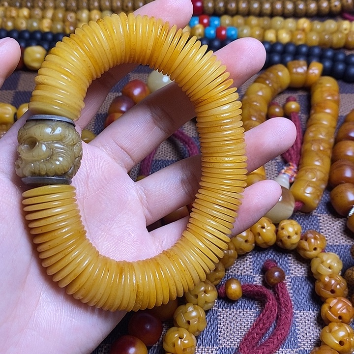 牛骨手串/手链藏区手串可以牛骨