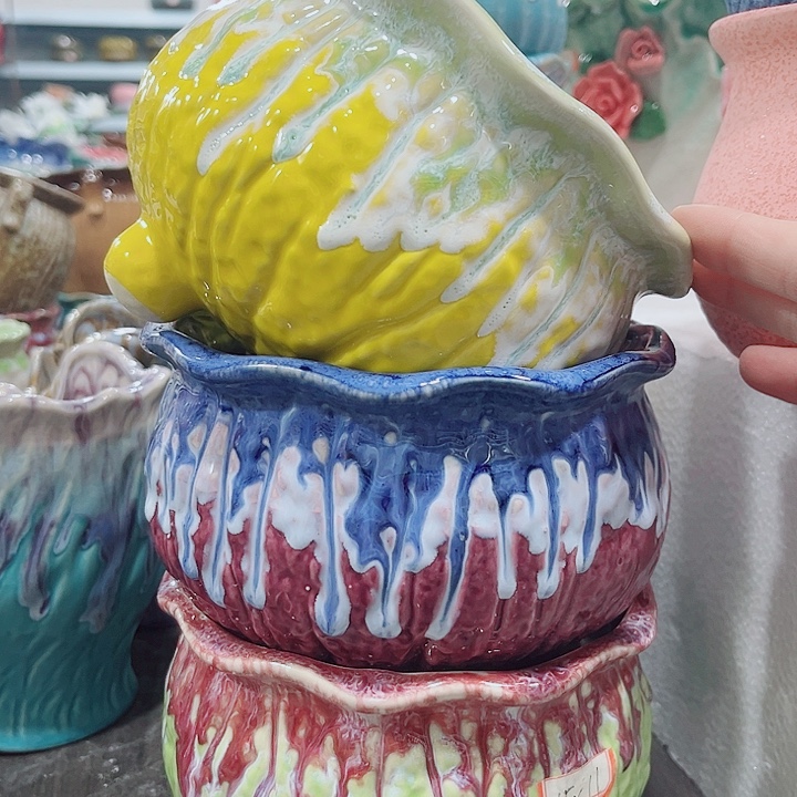 多肉陶瓷花盆满10元包邮