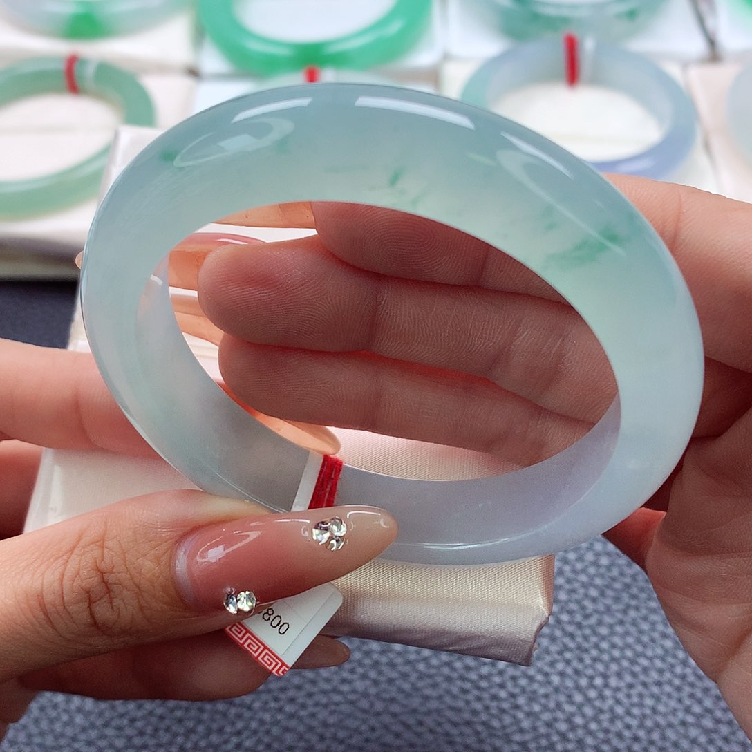 翡翠手镯未镶嵌55.56.57