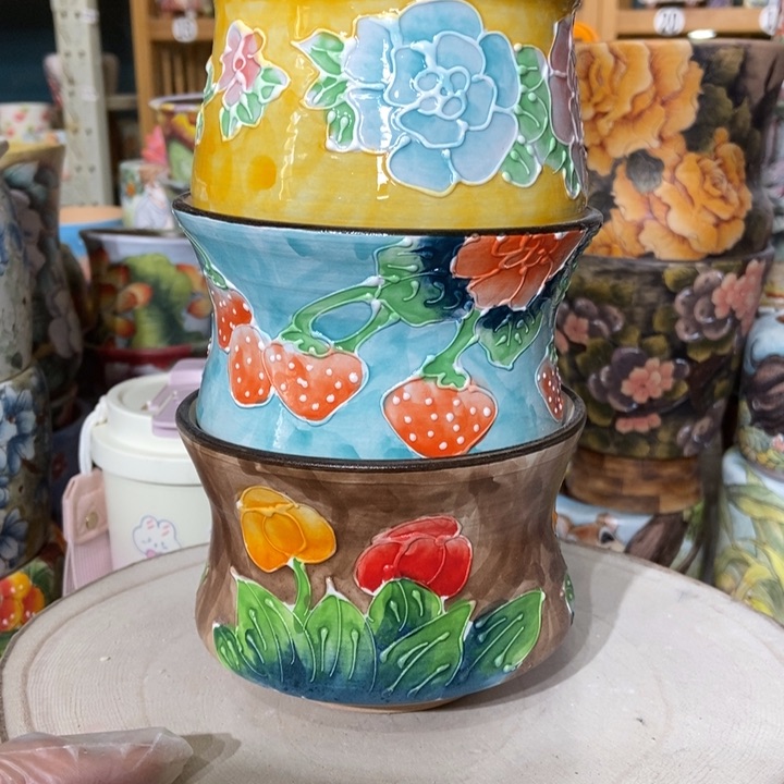 红陶景德镇艺术手绘作品