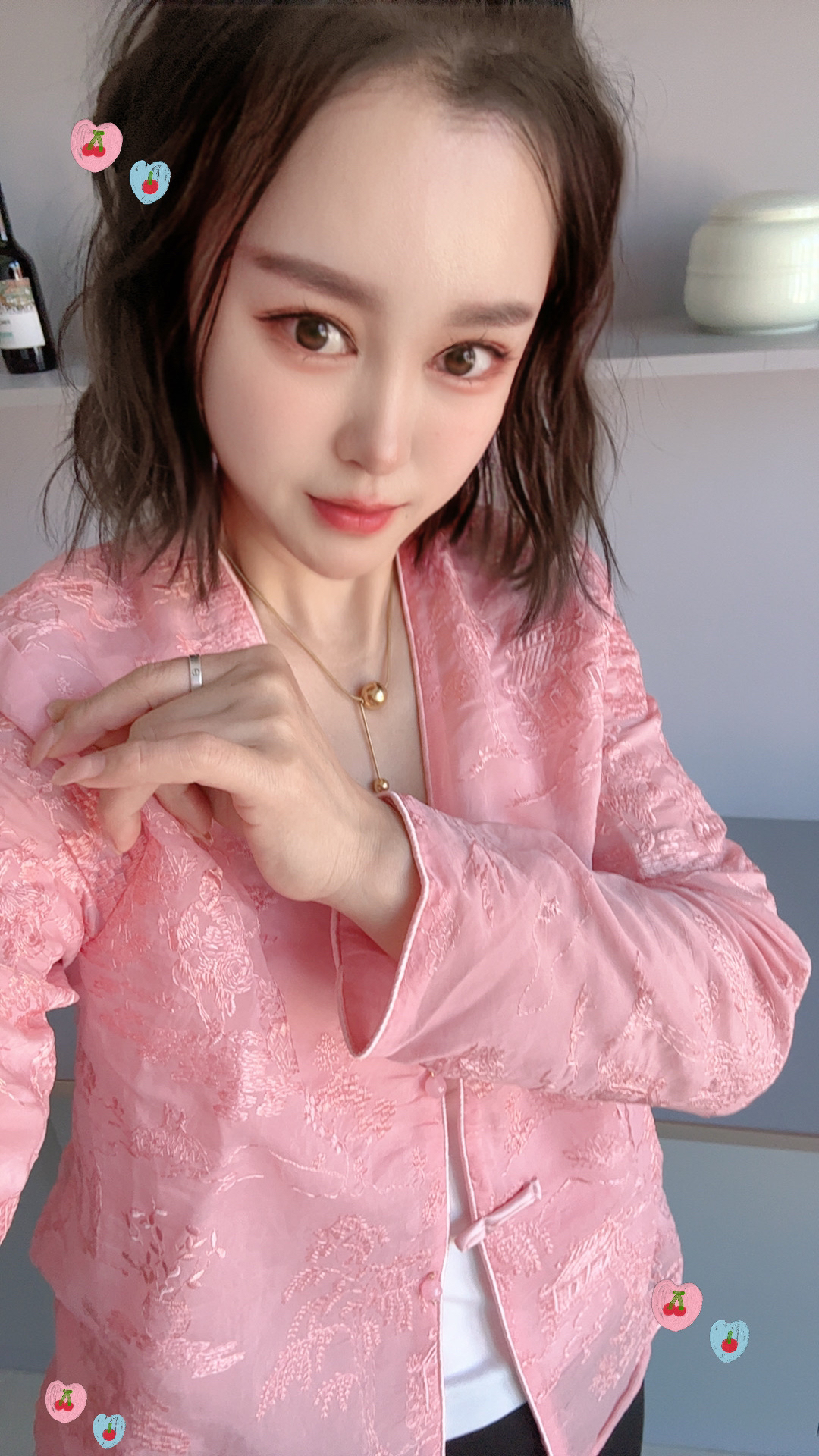 夏季新款亭台楼阁刺绣新中式V领时尚百搭显瘦外套女