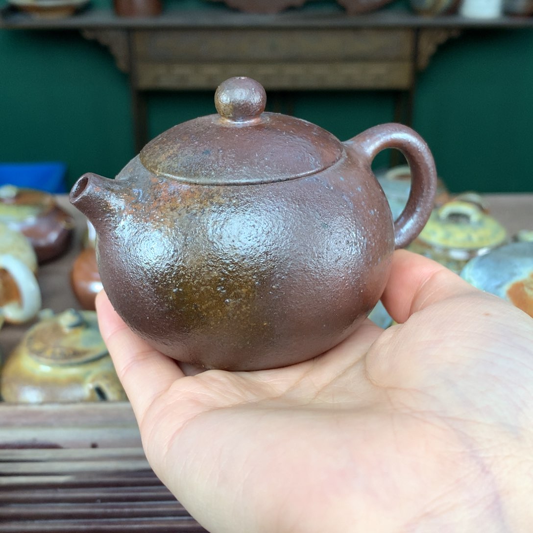 紫砂茶壶人**涯纯自然柴烧