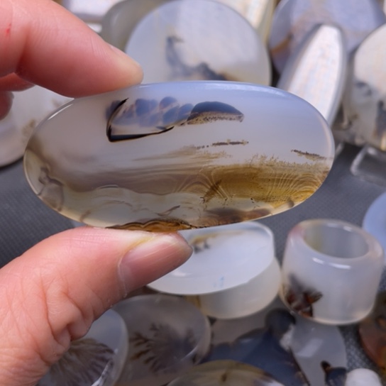 玛瑙/玉髓吊坠(不含链)未镶嵌