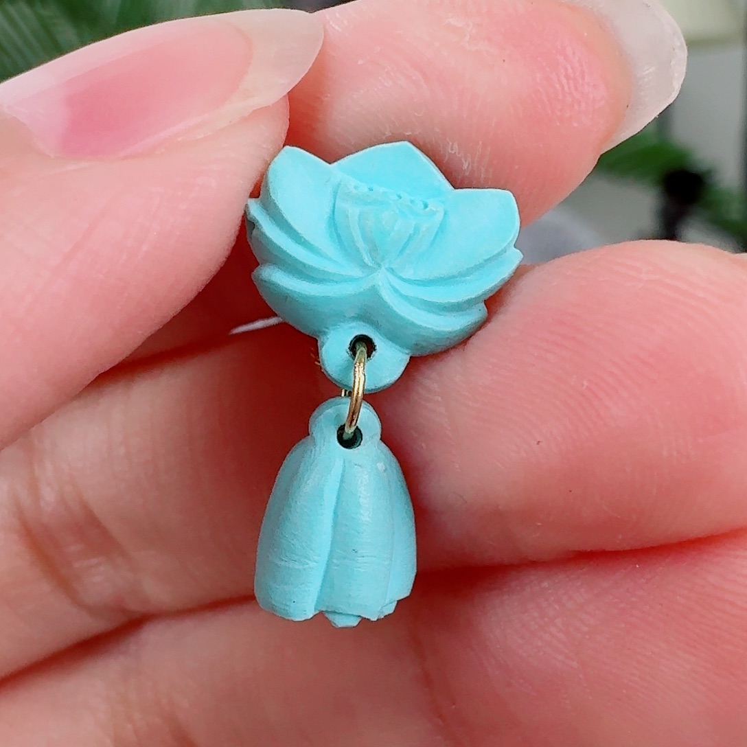 未镶嵌绿松石珠宝奇石