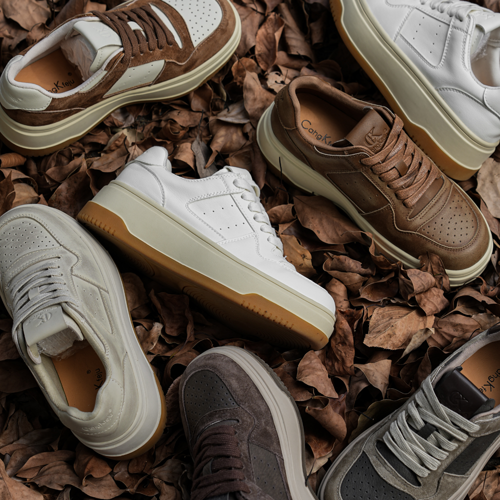 CahgKfeju秋季老钱风小白鞋女时尚拼色复古系带百搭ins休闲鞋