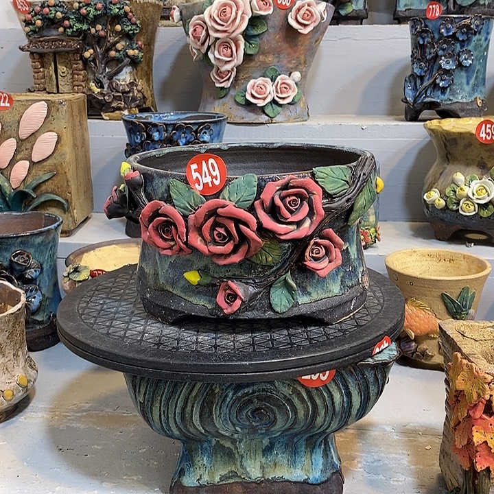 微瑕549 号陶然花器手工花盆