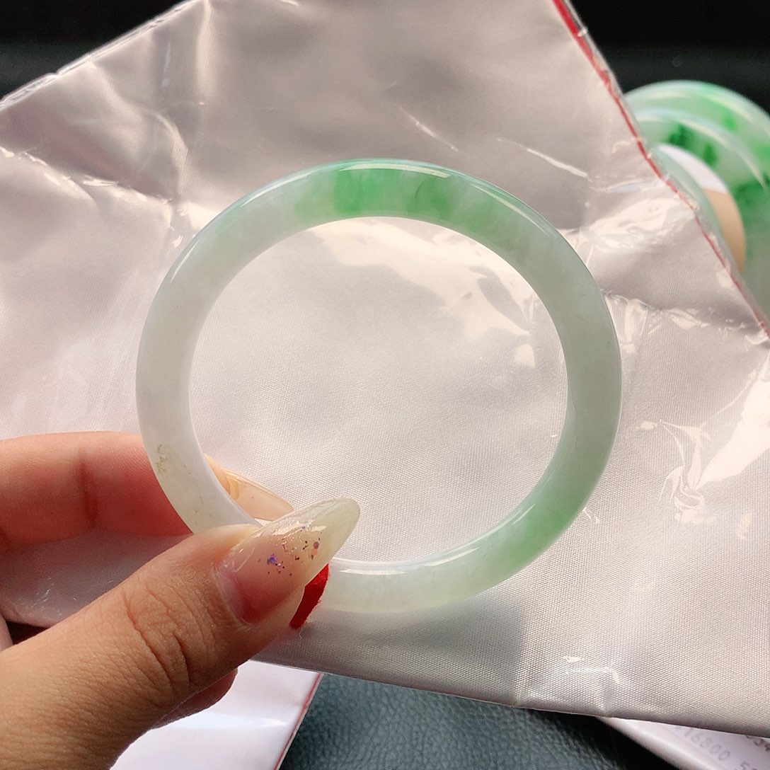 未镶嵌手镯翡翠5556 天然缅甸a货翡翠0162