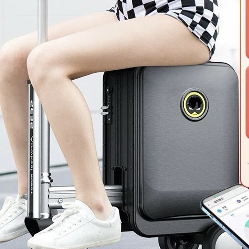 20寸大容量出行拆卸行李箱登机箱骑行拉杆箱旅行可伸缩爱迩威同款