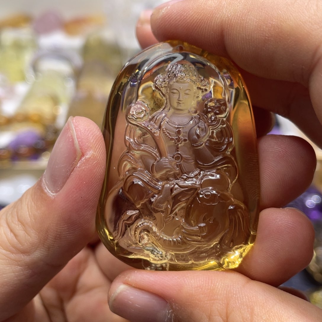 未镶嵌颈饰水晶定制