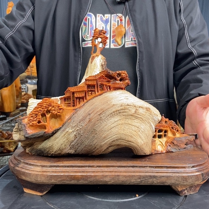 柏木（崖柏）山水倒流香送两盒香