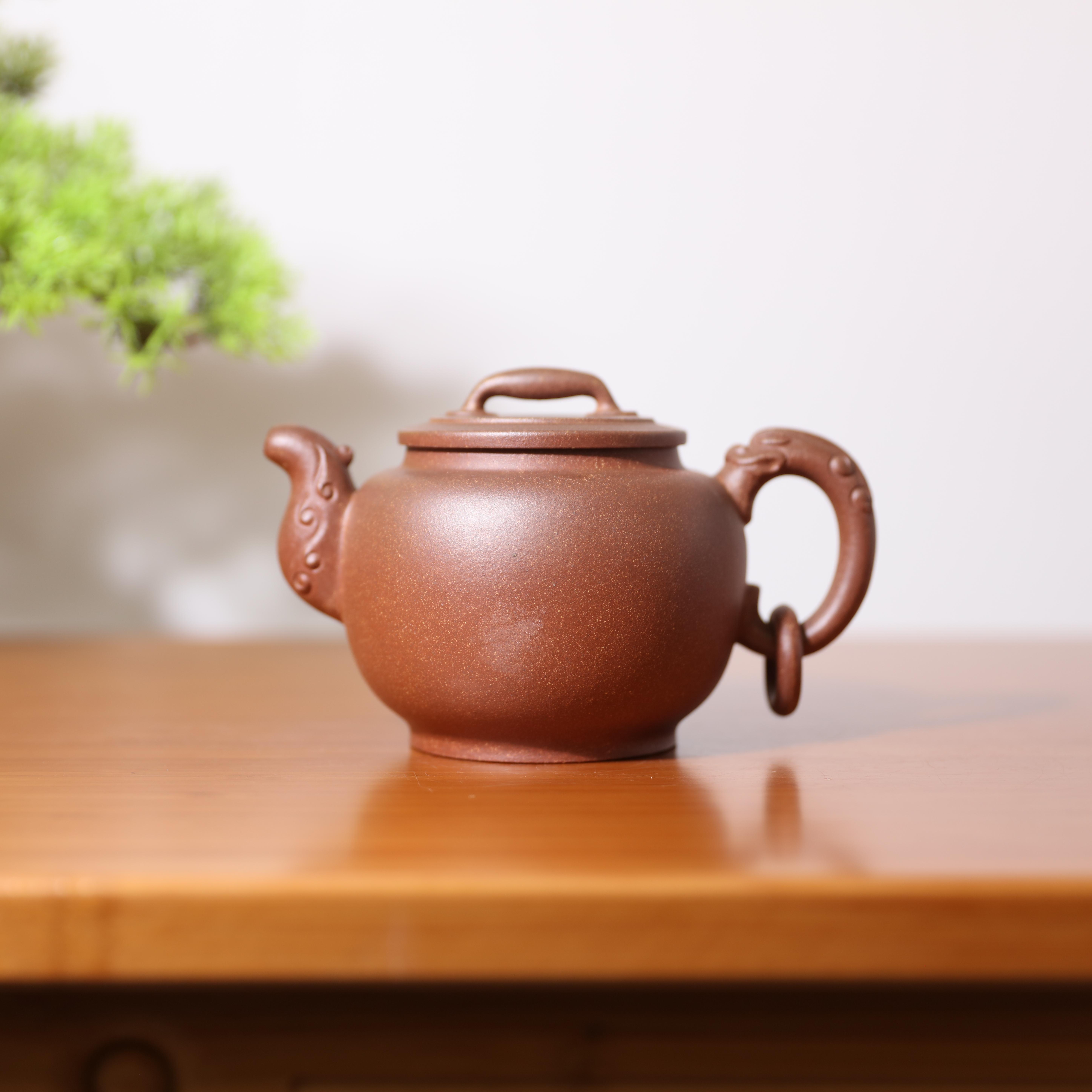 【前墅龙窑丨桥梁单圈】周静  紫泥  约330CC  紫砂壶