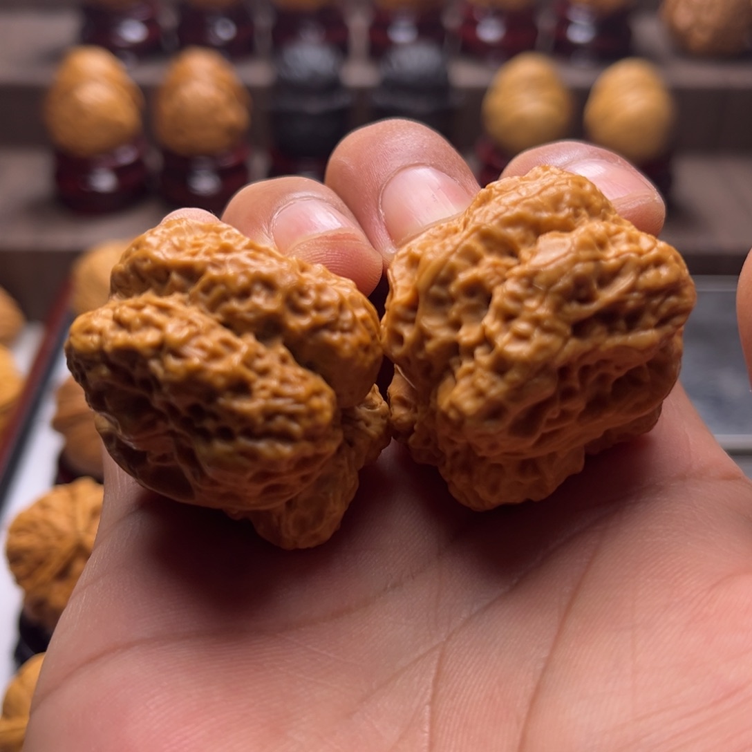 文玩核桃吊坠金尊龙脊3¥