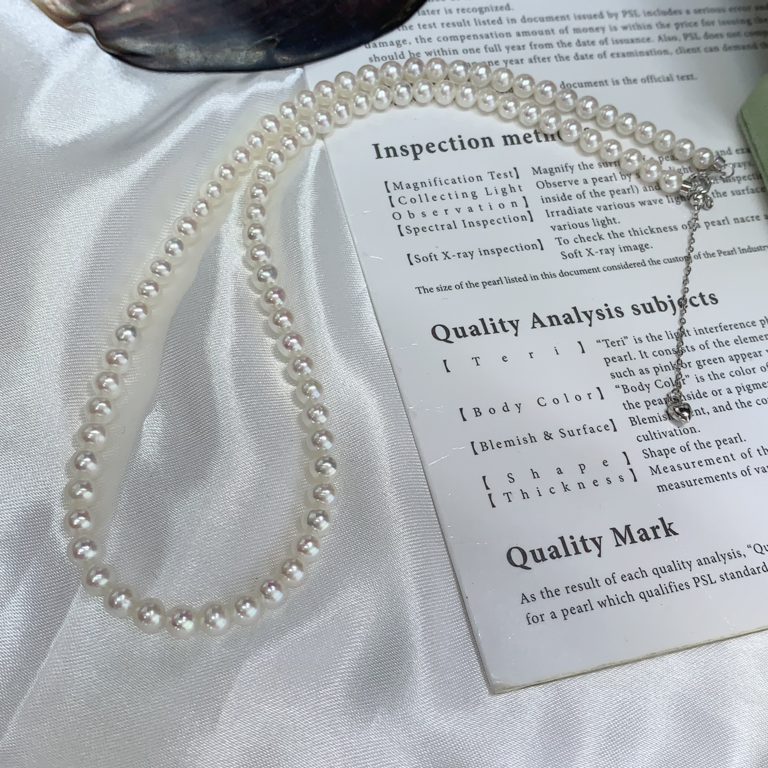 S925银气质经典淡水珍珠baby珠项链4-5MM Y481