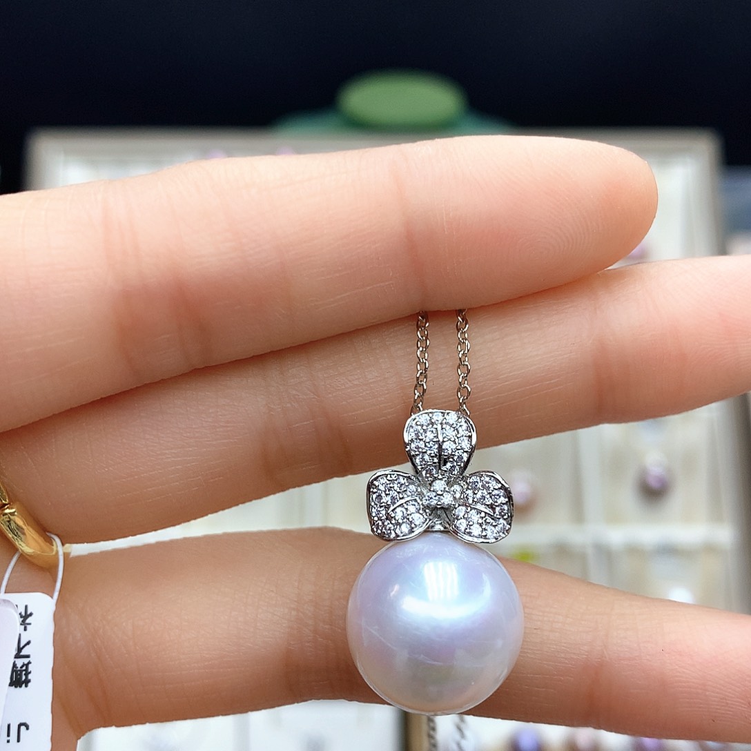 淡水珍珠颈饰合金