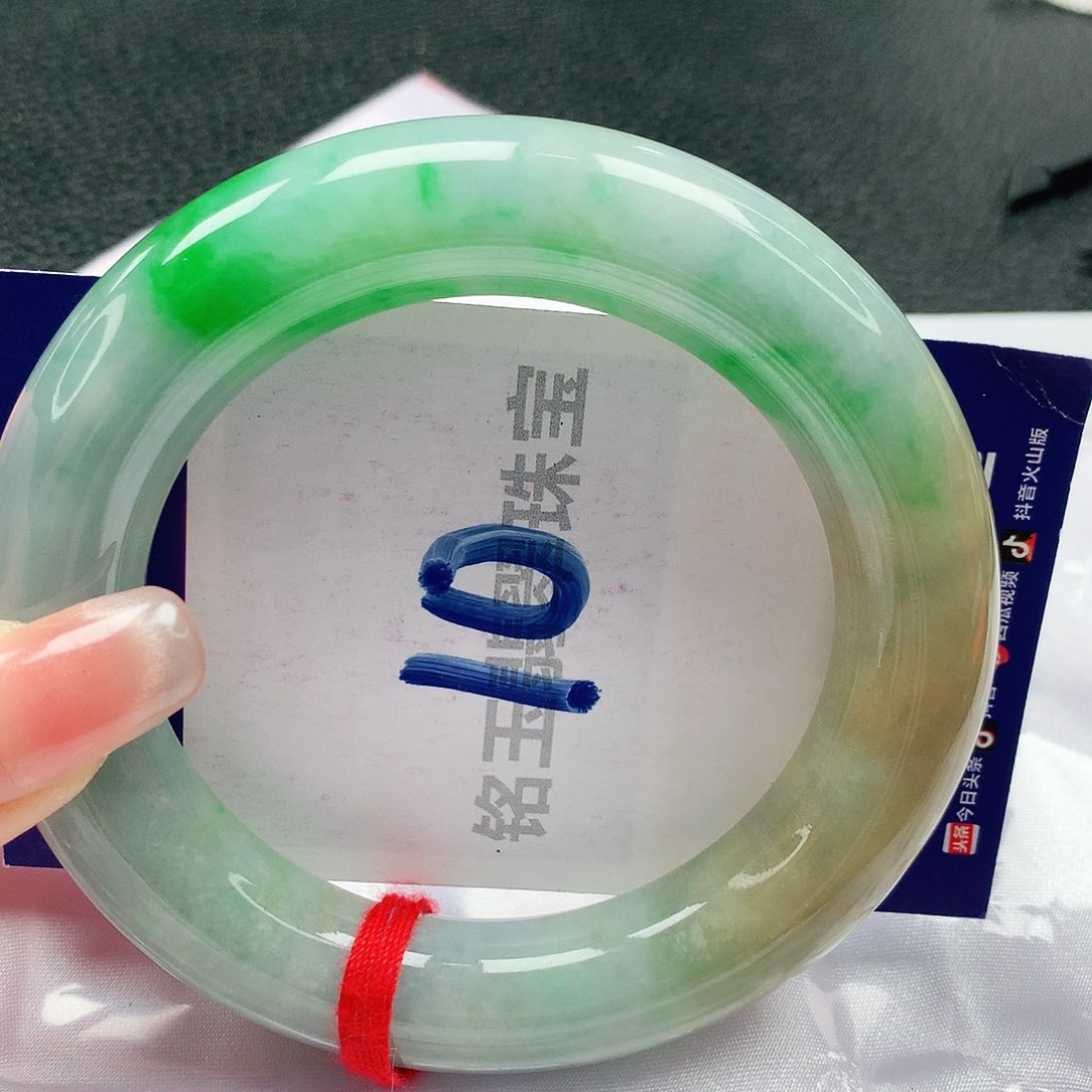 翡翠手镯未镶嵌缅甸天然a货翡翠