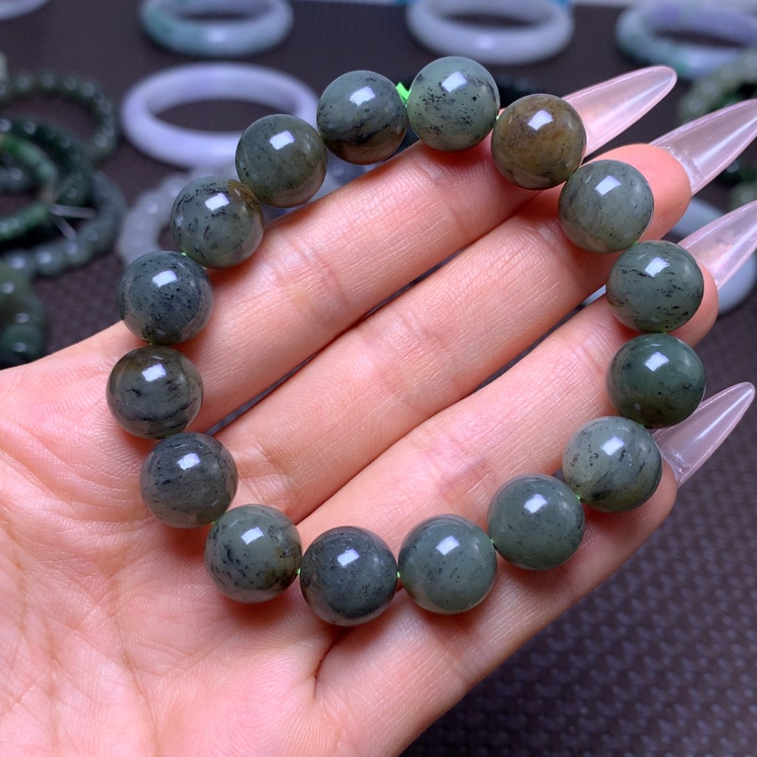 未镶嵌手串和田玉卡12