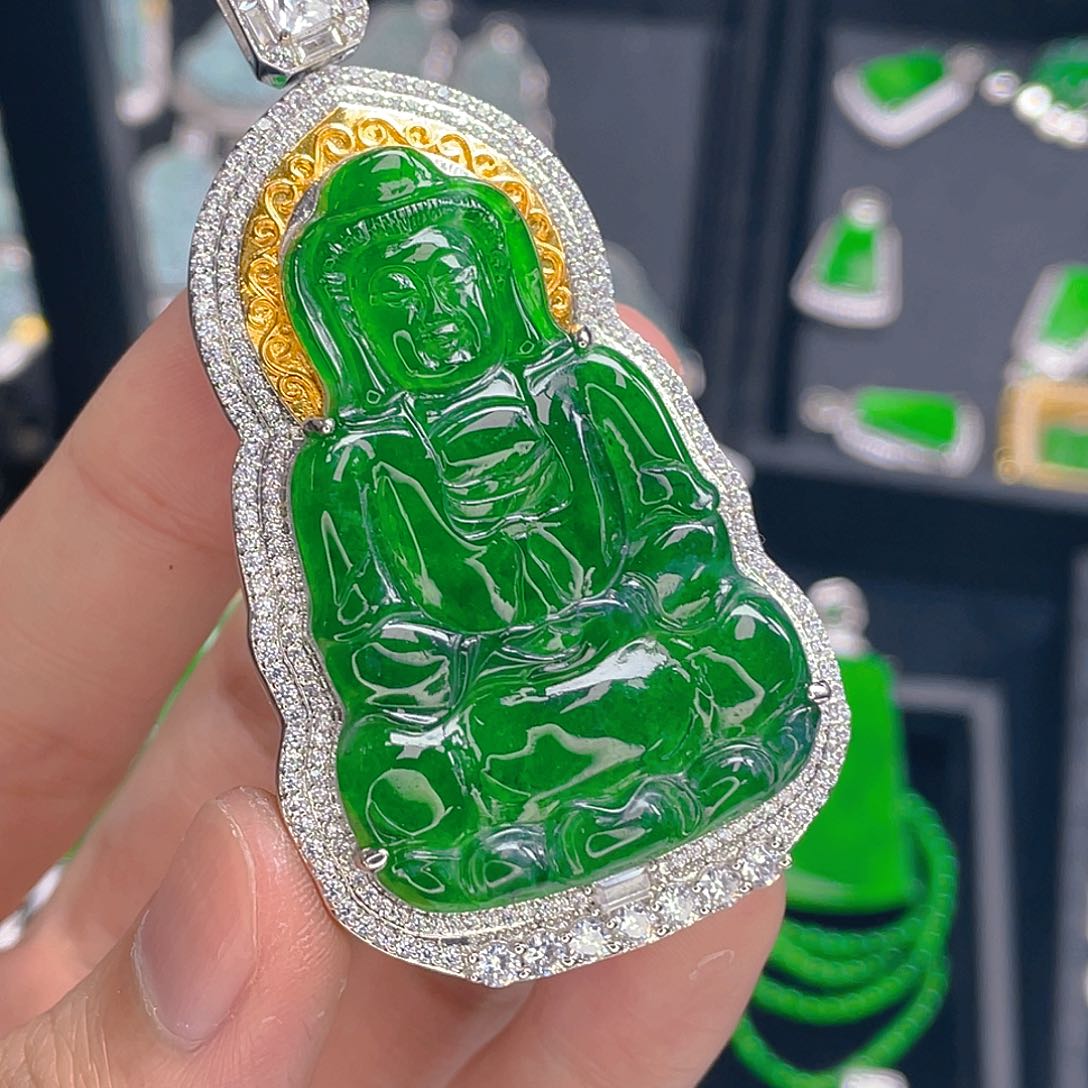 翡翠吊坠(不含链)未镶嵌