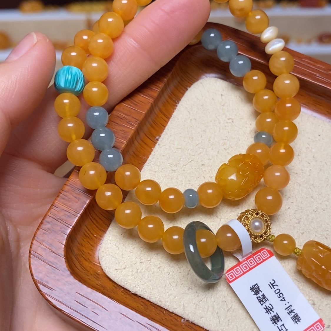 【闪购商品】未镶嵌蜜蜡手链手串