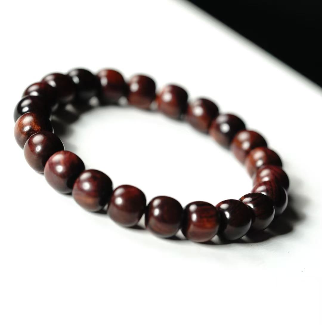 【森度SinDo】海南黄花梨紫油梨沉水9.5*10鼓切单圈手串