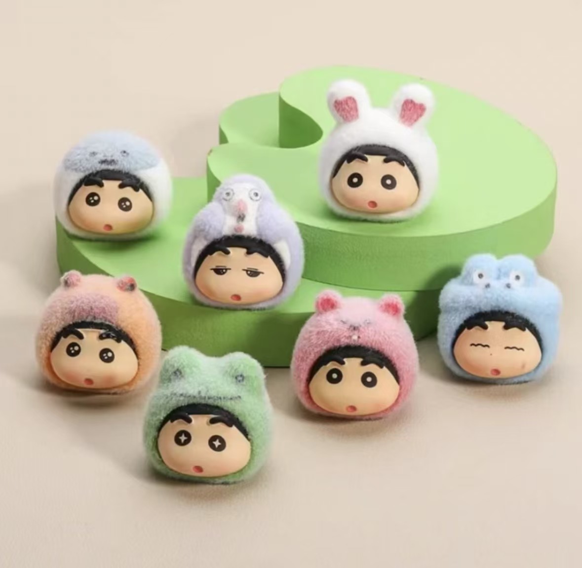 植绒蜡笔小新一套