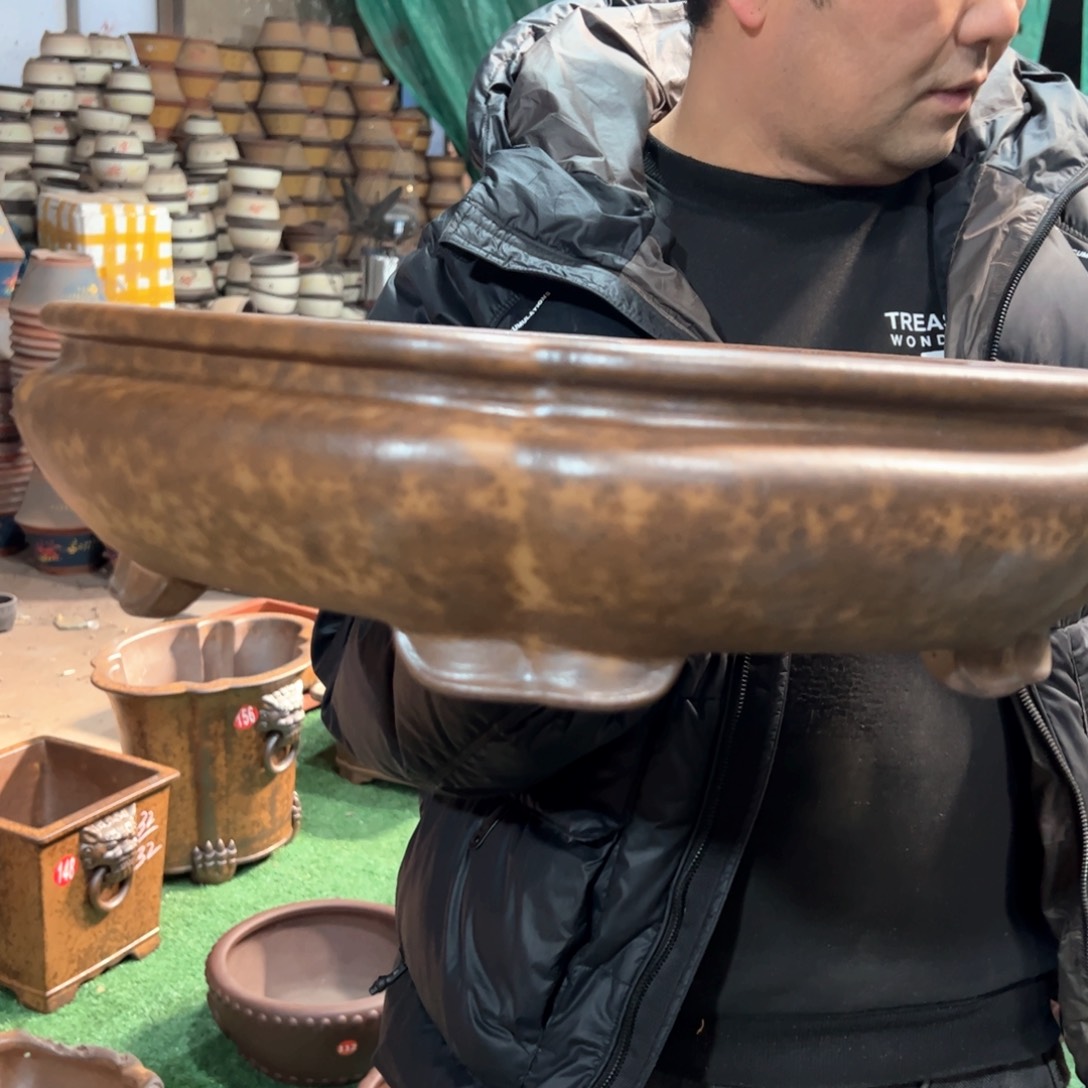 紫砂花盆紫砂花盆