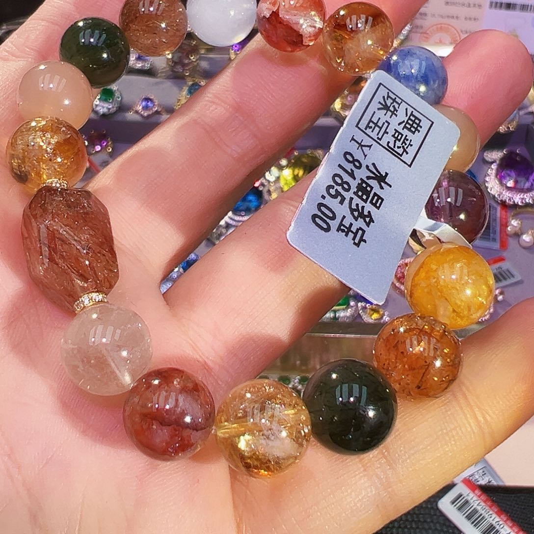 未镶嵌手链水晶多宝