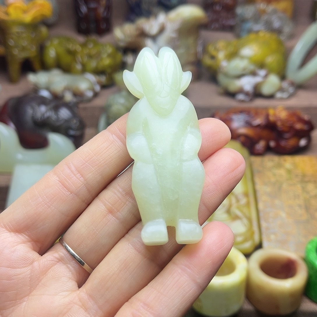 白玉菩提吊坠145。。