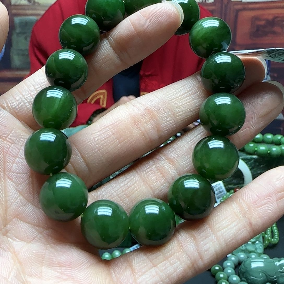 和田玉手串未镶嵌