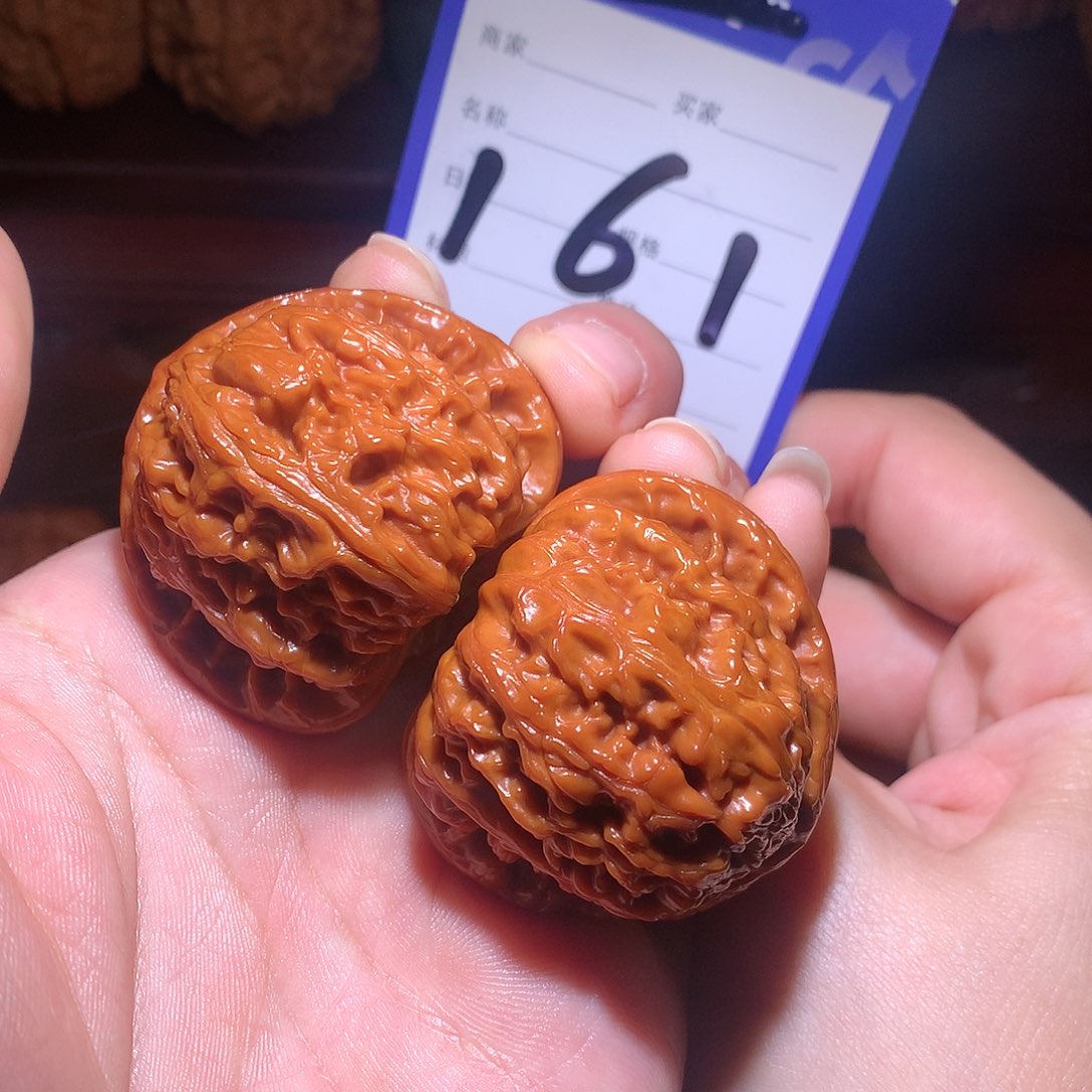 核桃手串/手链陈*量三角白161号4.2尺寸