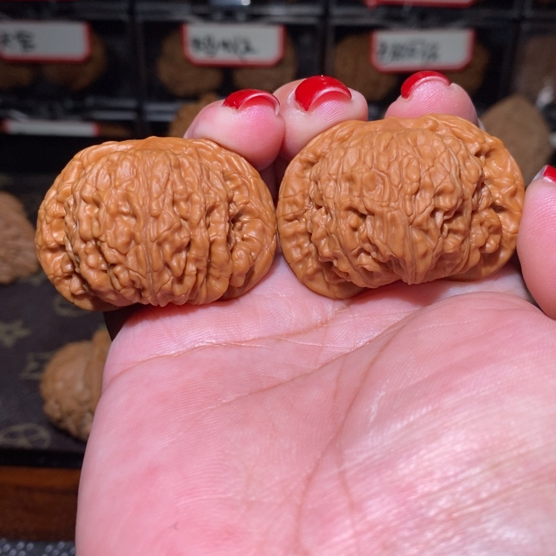 文玩核桃把件43老北京狮子头