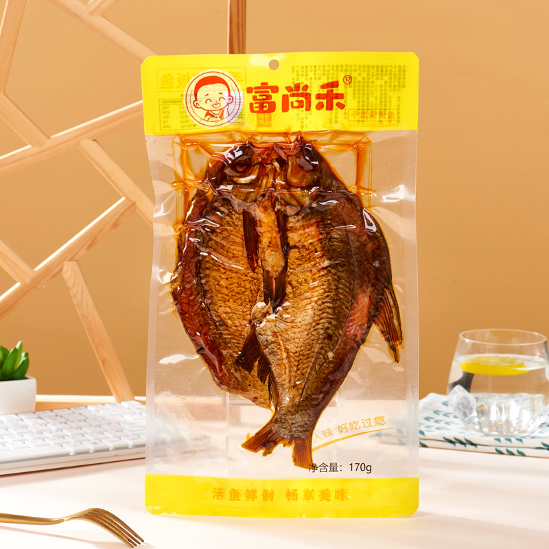 富尚禾手撕酱板鱼湖南正宗特产整条香辣鳊鱼零食开袋即食卤味熟食