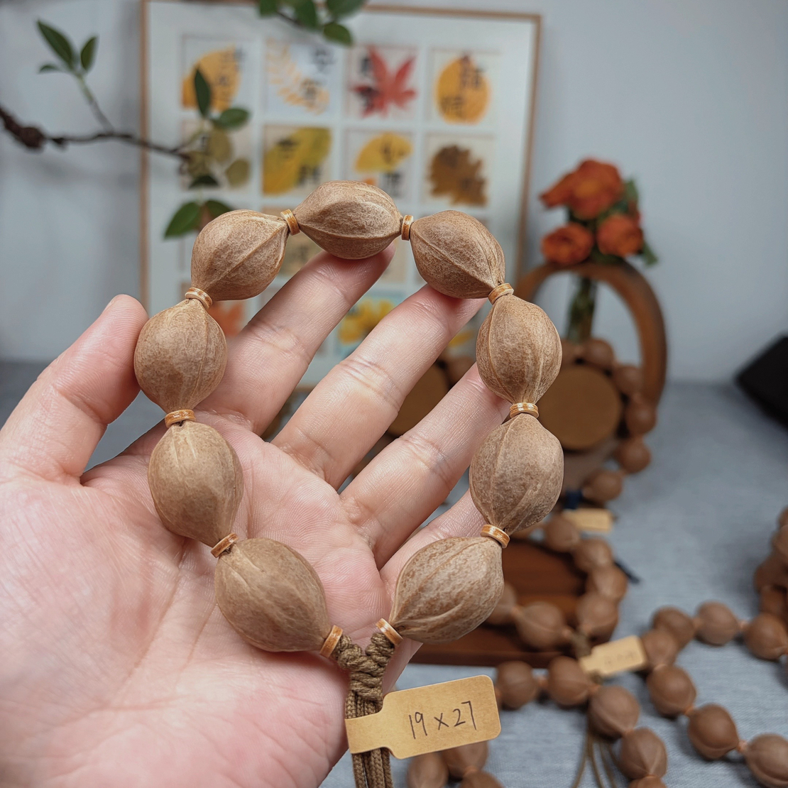 梅林铁核三花19x27橄榄核