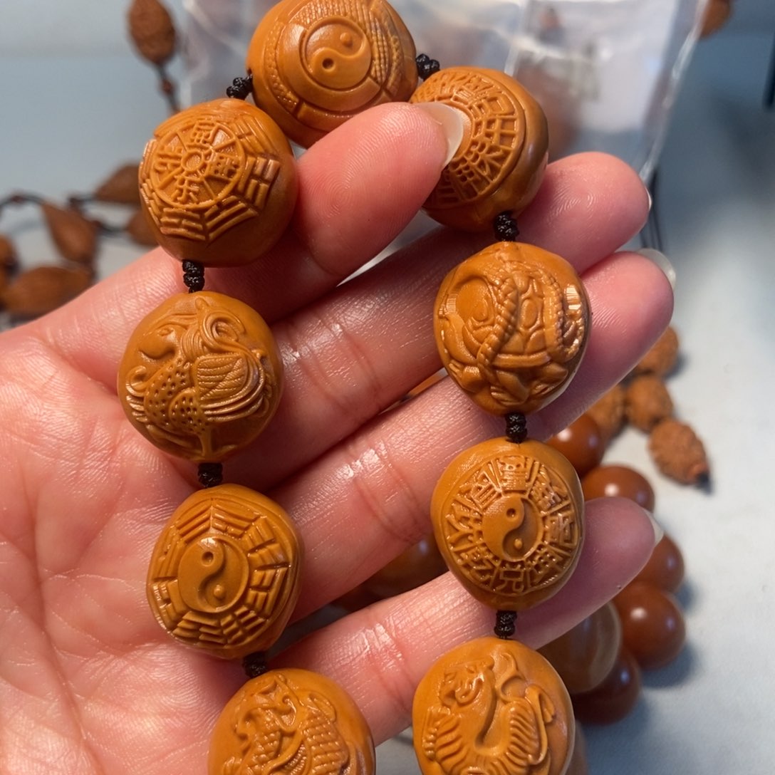 橄榄核手串/手链四象八卦20