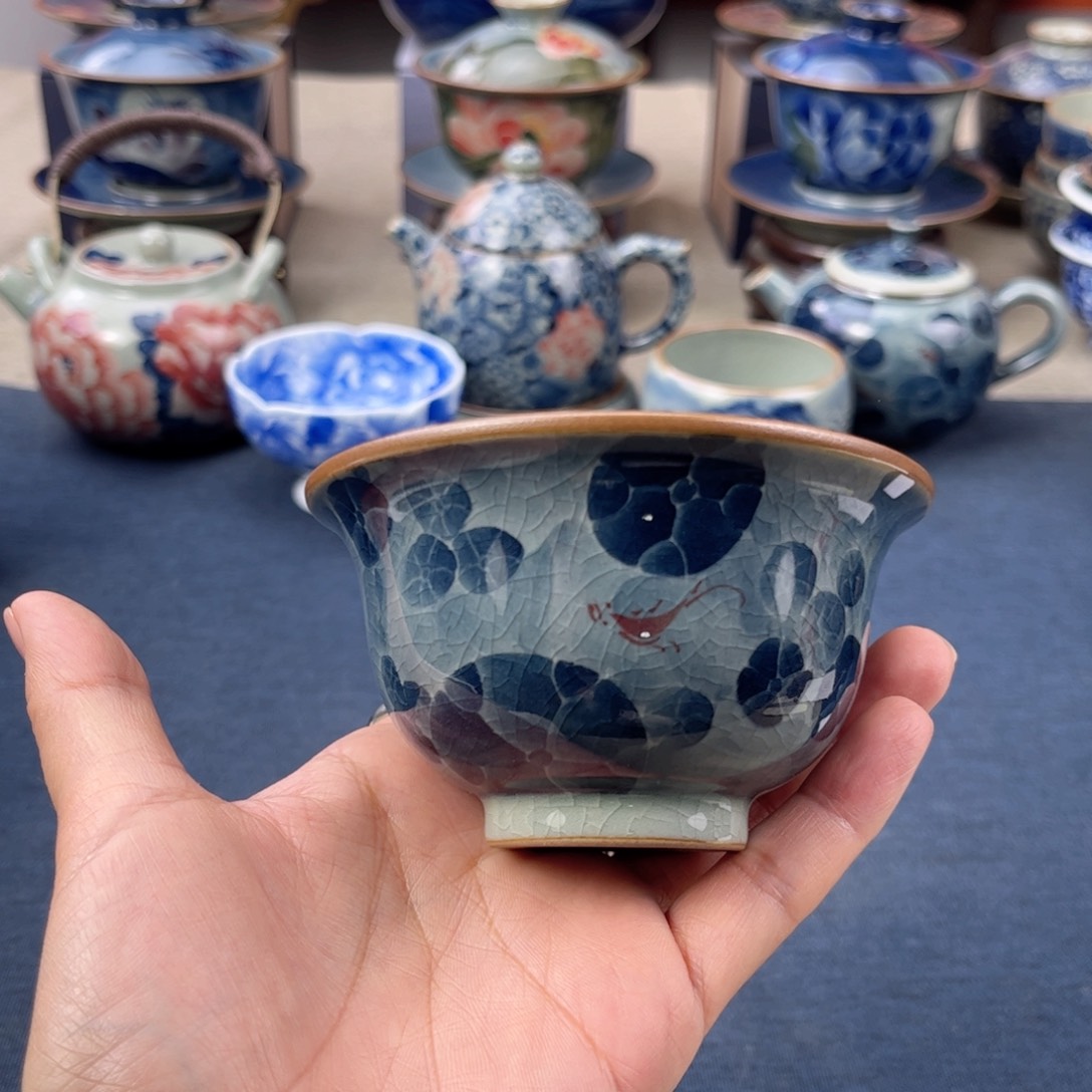 杯景德镇手绘手工茶具