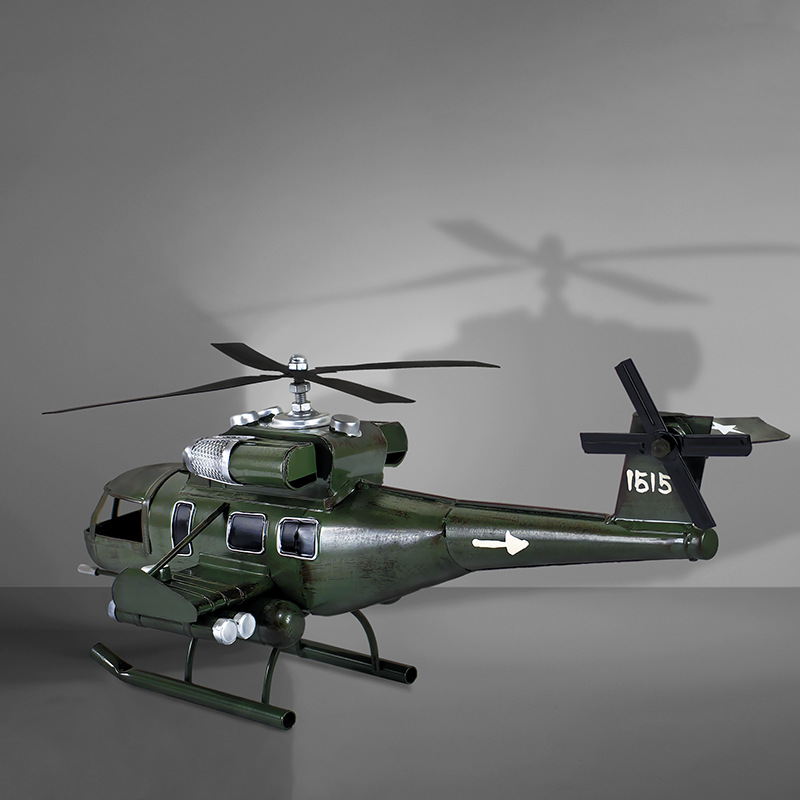 战斗机阿帕奇收藏模型办公室摆件家具摆件飞机模型全金属纯手工