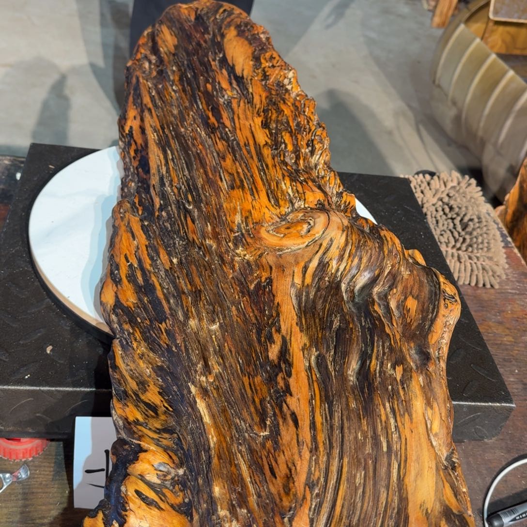 ༺***༻木佳友琥珀木摆件7