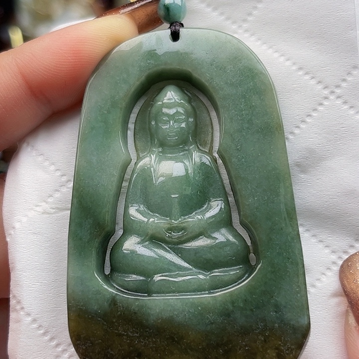 翡翠未镶嵌颈饰挂件