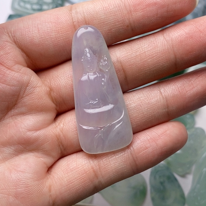 未镶嵌定制翡翠观音