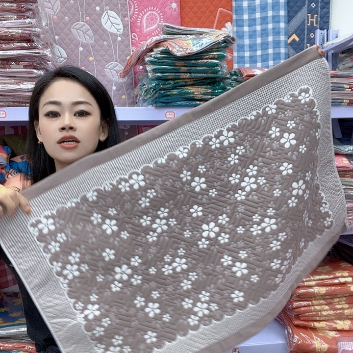 棉咖色雪花纯棉面料