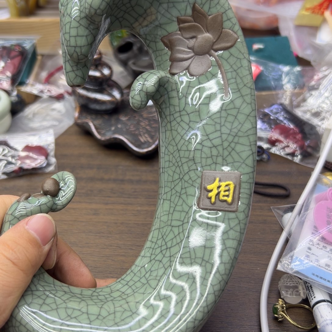 花岗石铁合金摆件1357