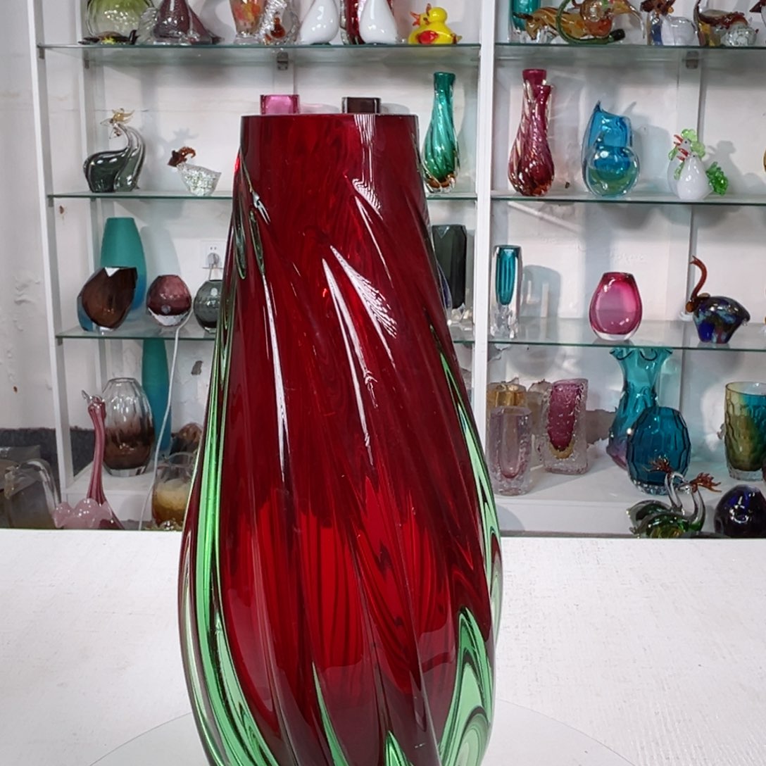 30 高轻奢琉璃花器福利正常手工痕迹