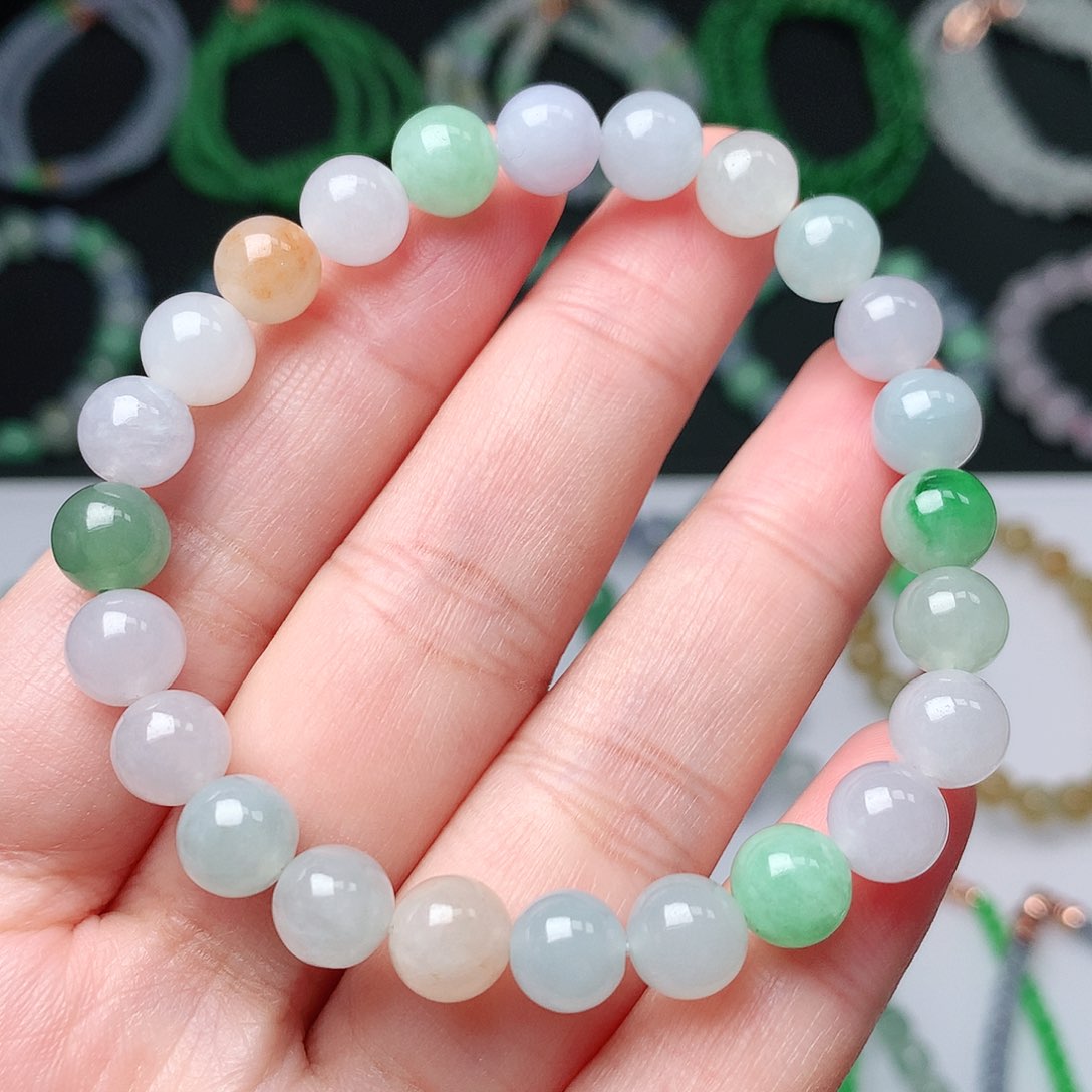 翡翠手链未镶嵌翡翠