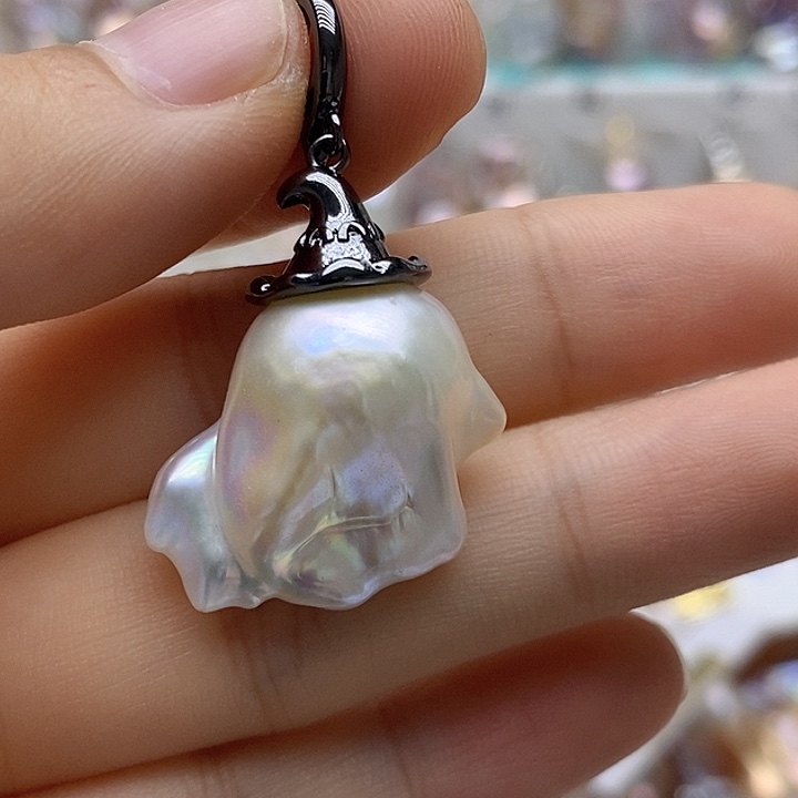 淡水珍珠未镶嵌吊坠(不含链)