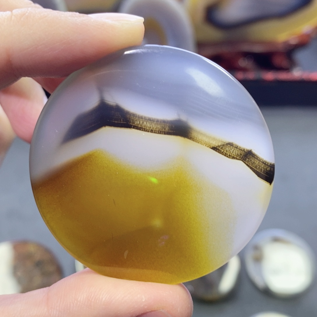 玛瑙/玉髓颈饰未镶嵌编号80