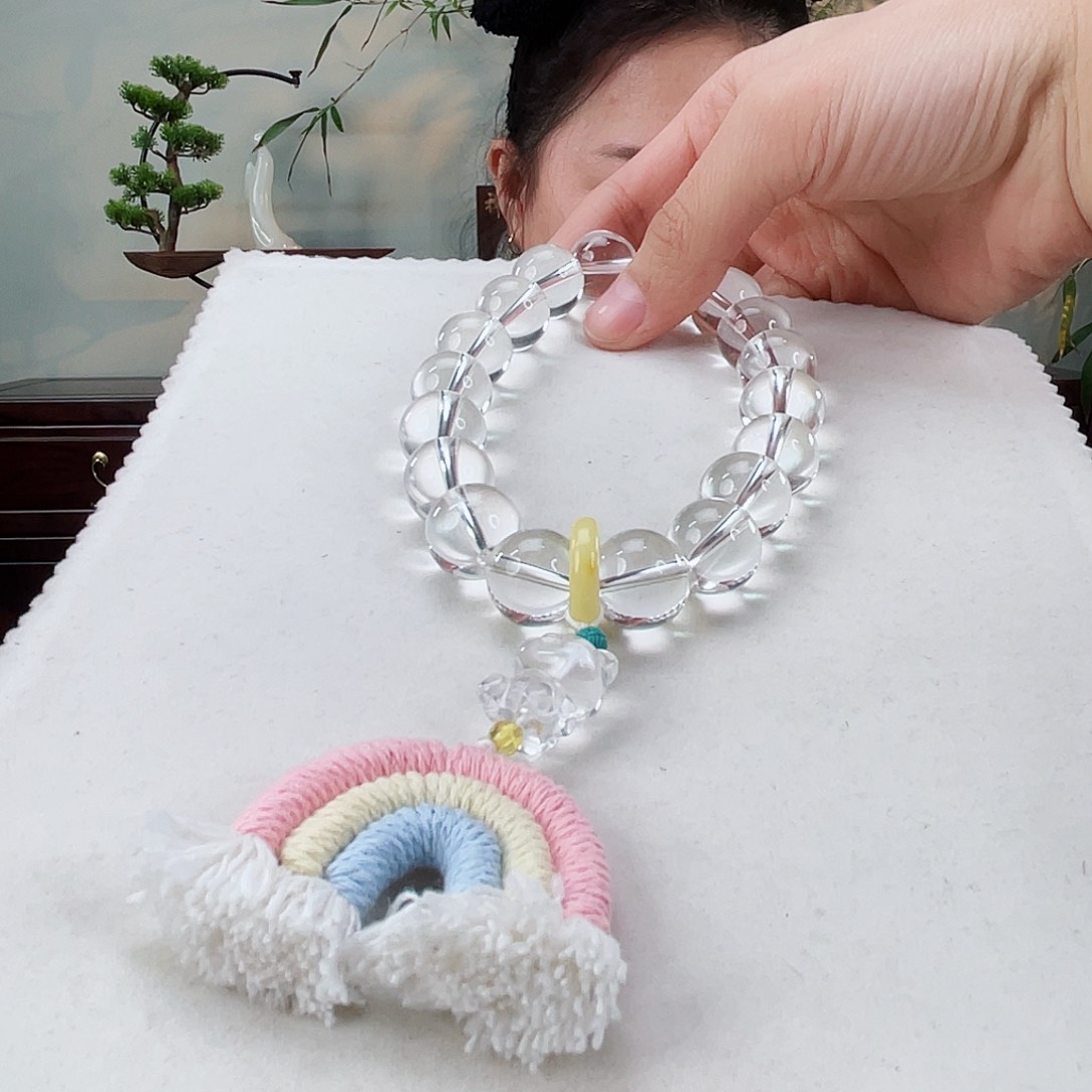 水晶车挂未镶嵌水晶15.6